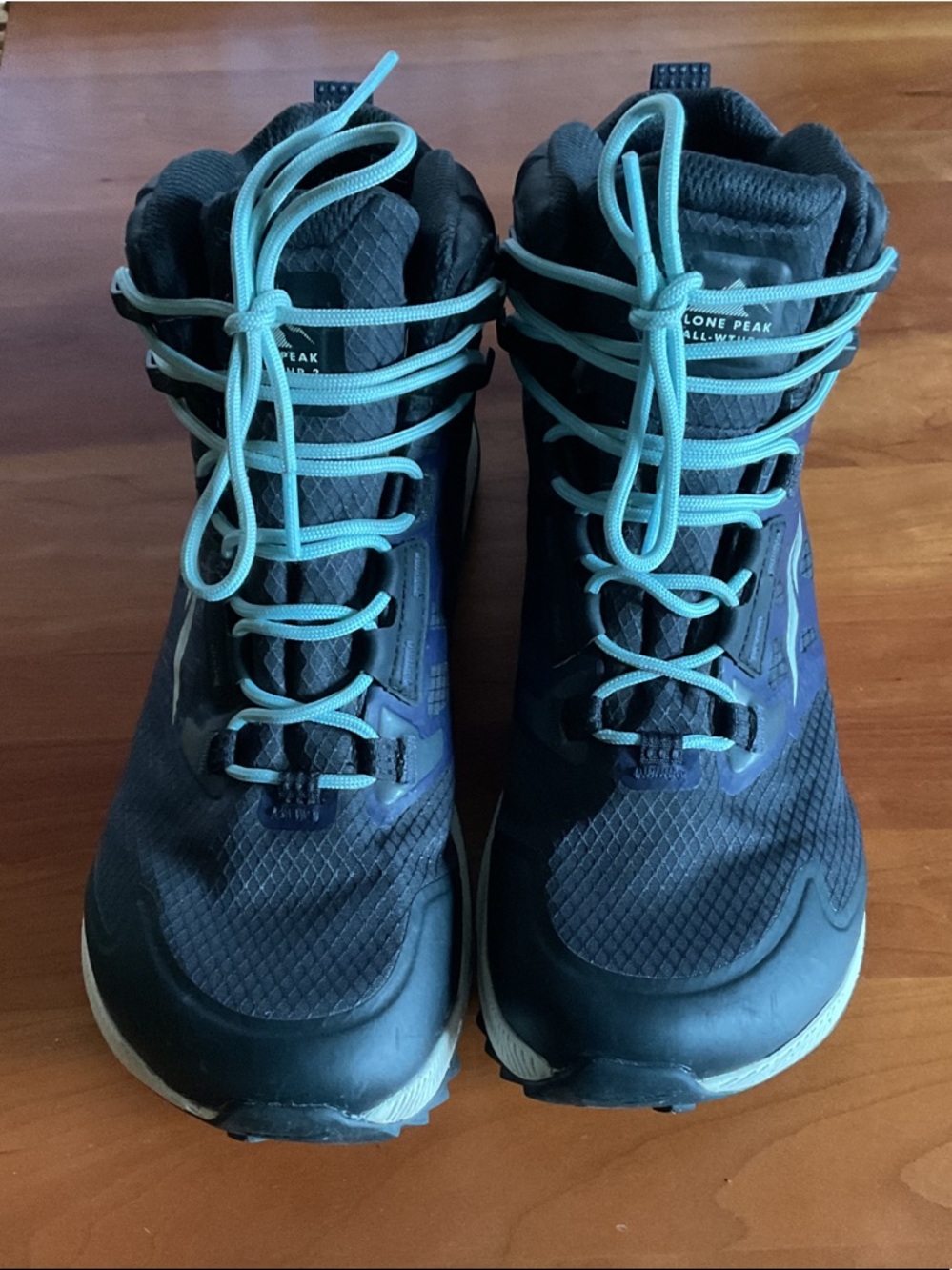 Altra Lone Peak 9 waterproof mid hiking boot, size 7